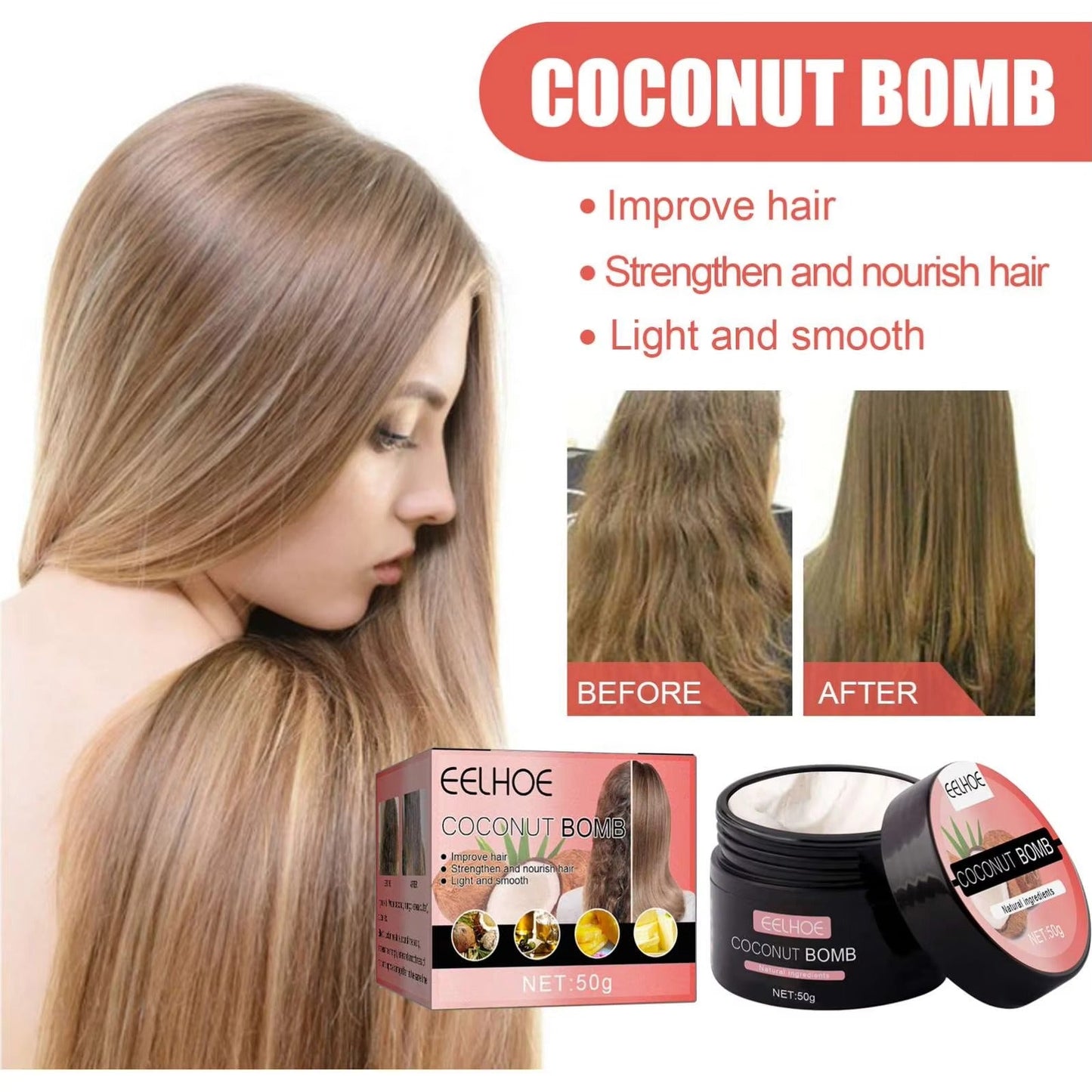 CocoSilk™ dubinski hranjiva maska za kosu