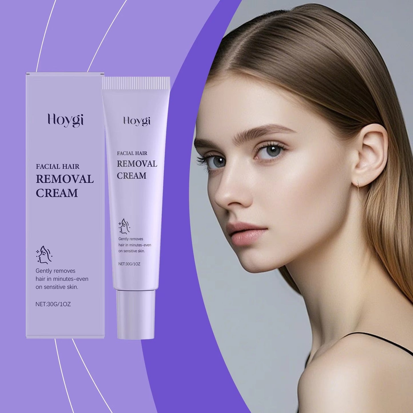 GlowSoothe™ krema za uklanjanje dlačica s lica