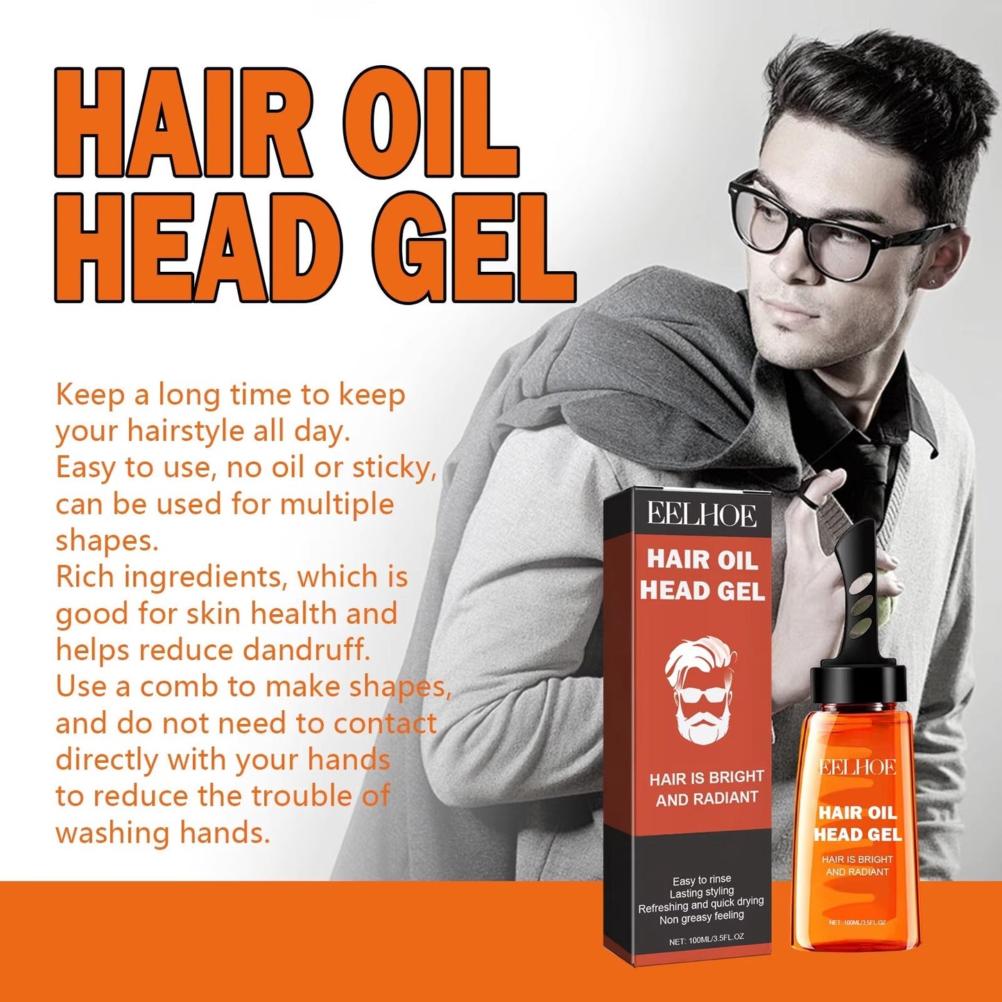StyleFusion™ gel češalj za oblikovanje kose