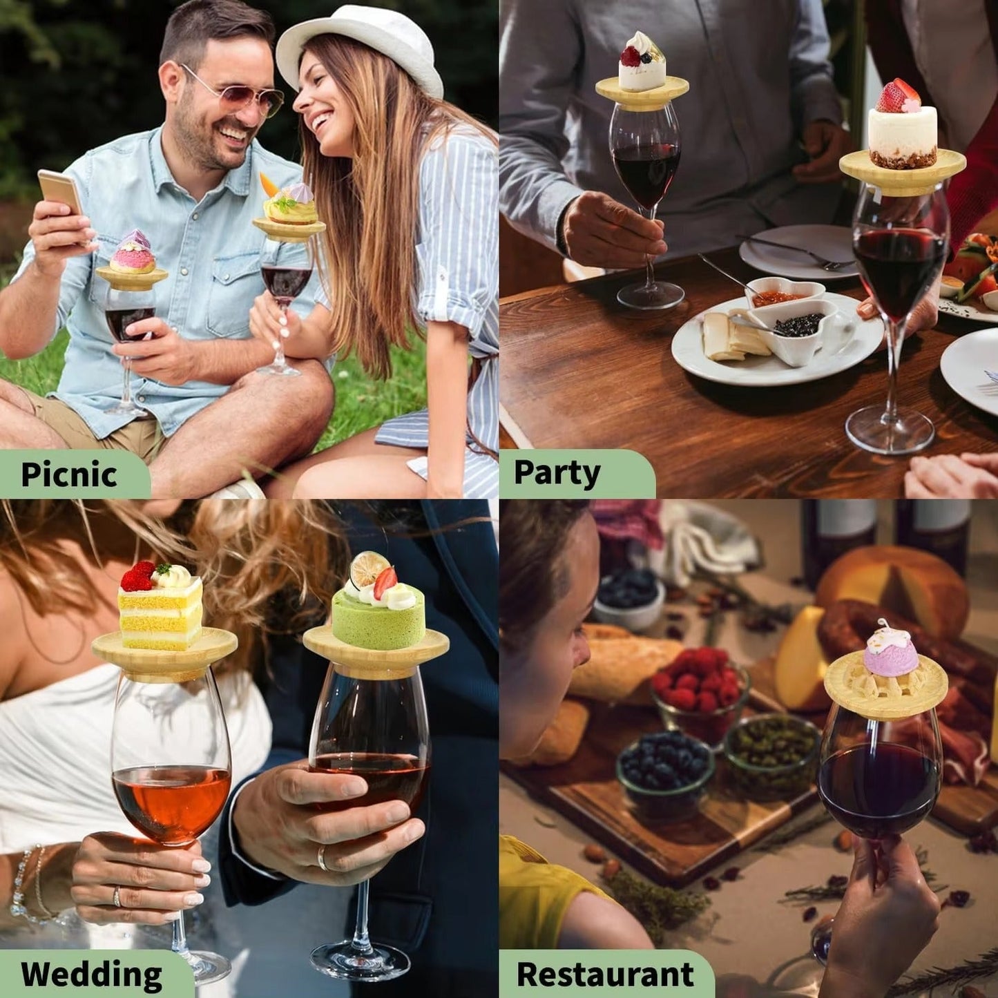 WineDiner™ poklopac za začine za vinske čaše