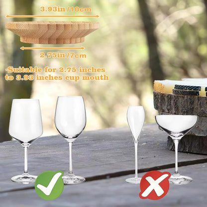 WineDiner™ poklopac za začine za vinske čaše